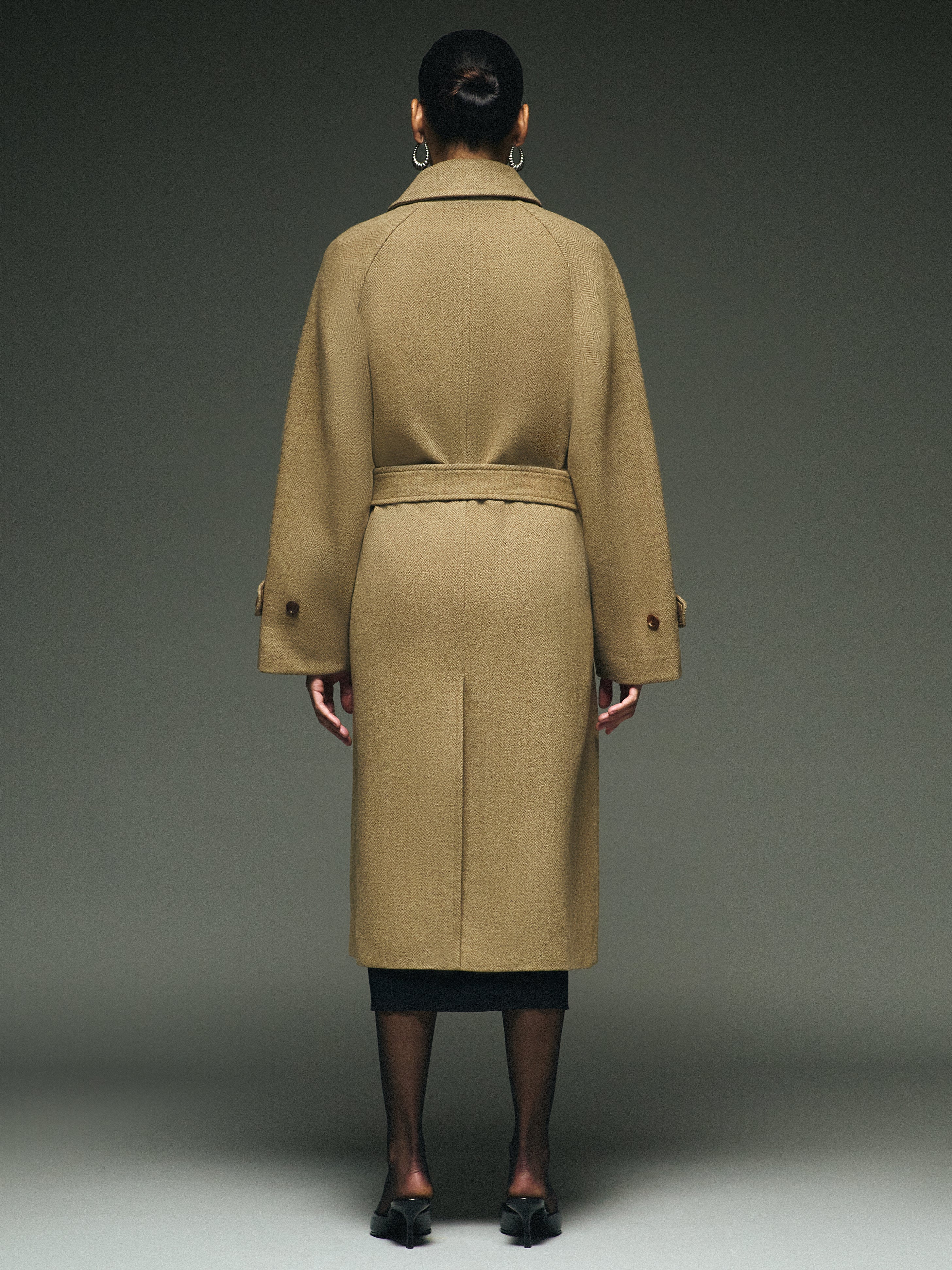 Diletta coat KhakiBrown