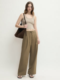 Olivier tank top OliveStripe