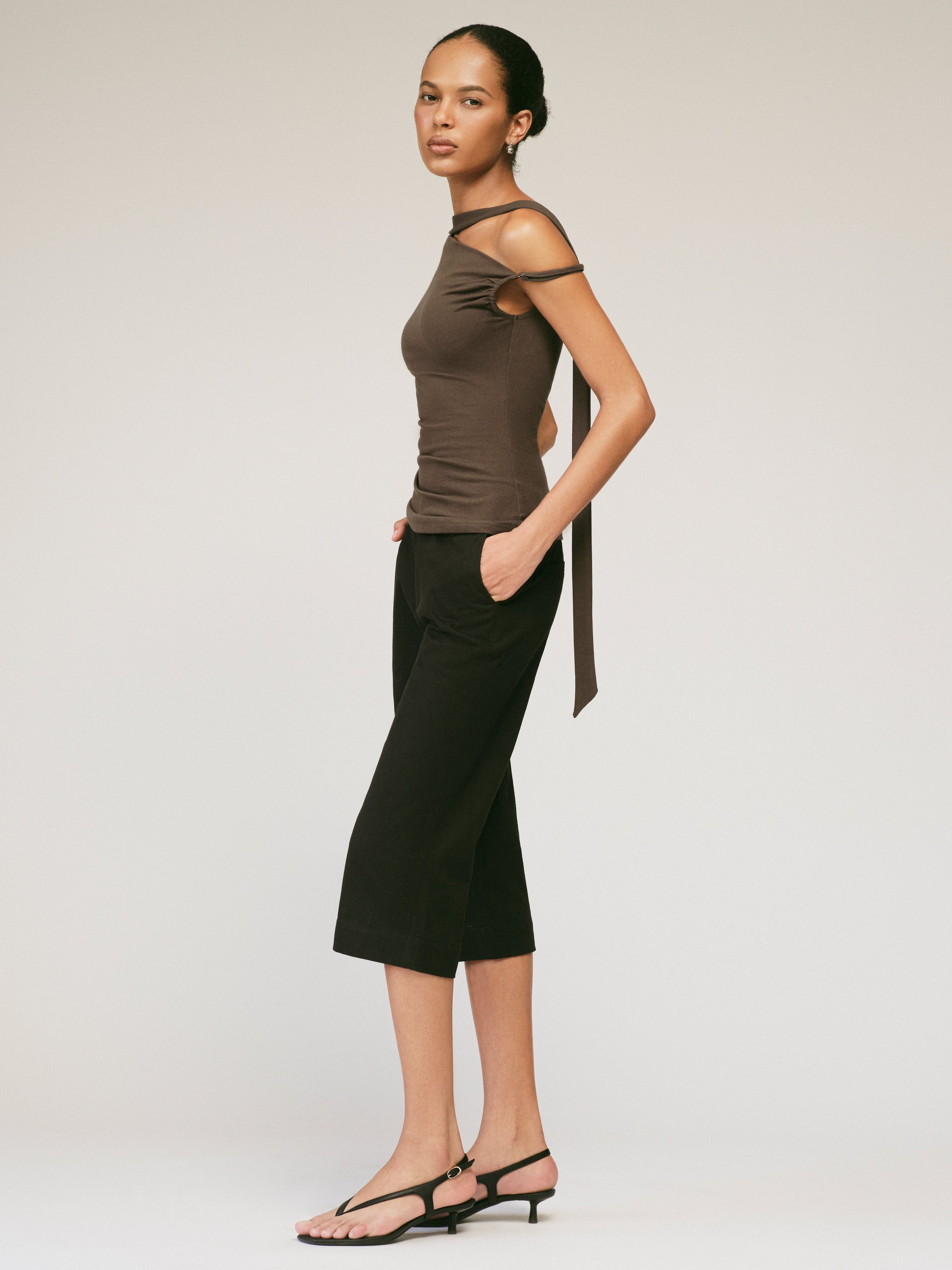 Velora top Brown